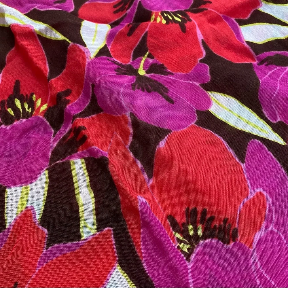 Kate Spade Rio Tropical Floral Scarf